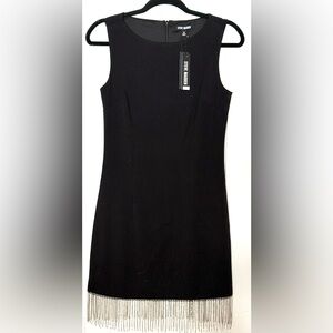 Steve Madden Elegant Black Strapless Dress